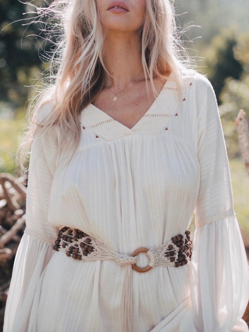 Golden Brown the Label “Heart of Gold” Maxi Dress – Small